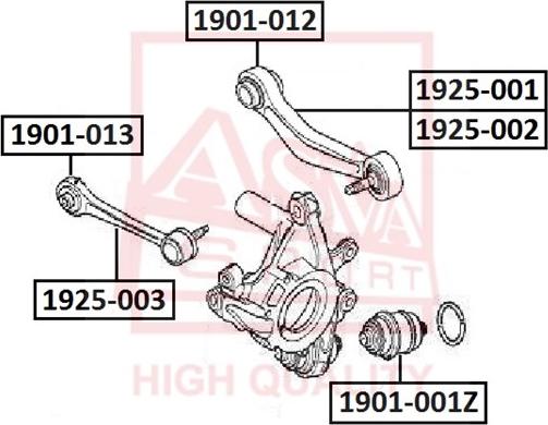 ASVA 1925-002 - Neatkarīgās balstiekārtas svira, Riteņa piekare ps1.lv