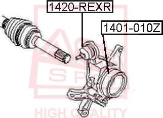 ASVA 1420-REXR - Balst / Virzošais šarnīrs ps1.lv