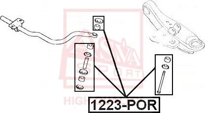 ASVA 1223-POR - Stiepnis / Atsaite, Stabilizators ps1.lv