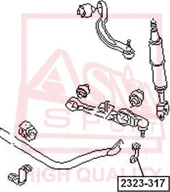 ASVA 2323-317 - Stiepnis / Atsaite, Stabilizators ps1.lv