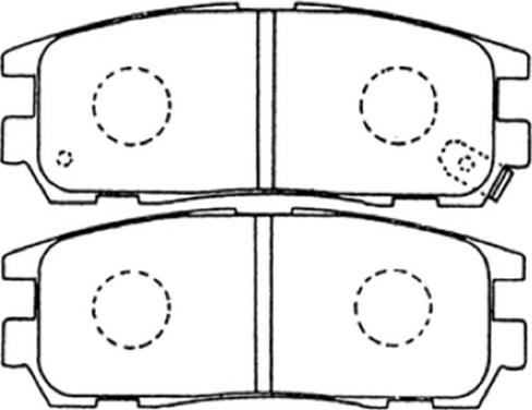 TRUPART DP11017RS - Bremžu uzliku kompl., Disku bremzes ps1.lv