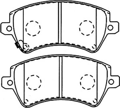 BENDIX 572491 - Bremžu uzliku kompl., Disku bremzes ps1.lv