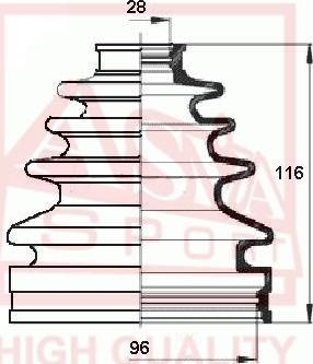 ASVA ASBT-816 - Putekļusargs, Piedziņas vārpsta ps1.lv