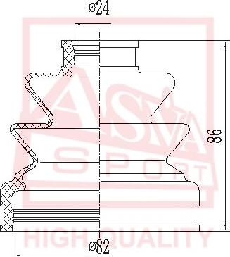 ASVA ASBT-2042 - Putekļusargs, Piedziņas vārpsta ps1.lv