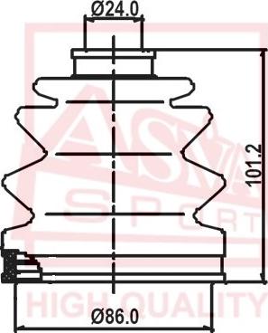 ASVA ASBT-2082 - Putekļusargs, Piedziņas vārpsta ps1.lv