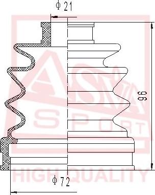 ASVA ASBT-2154 - Putekļusargs, Piedziņas vārpsta ps1.lv