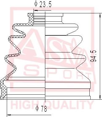 ASVA ASBT-2127 - Putekļusargs, Piedziņas vārpsta ps1.lv