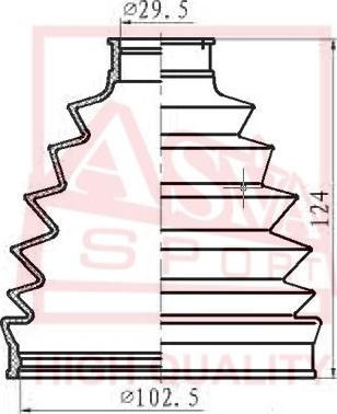 ASVA ASBT-T52 - Putekļusargs, Piedziņas vārpsta ps1.lv