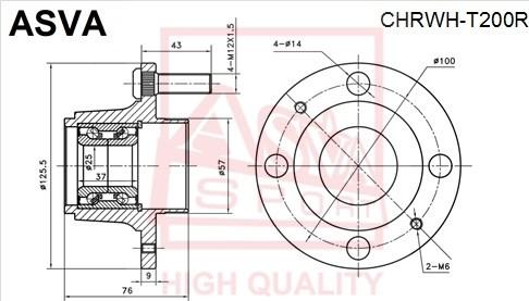 ASVA CHRWH-T200R - Riteņa rumba ps1.lv