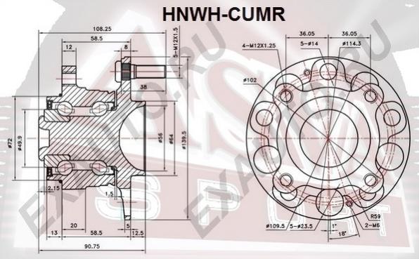 ASVA HNWH-CUMR - Riteņa rumba ps1.lv