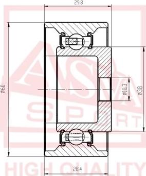 ASVA HYBP-024 - Spriegotājrullītis, Ķīļsiksna ps1.lv