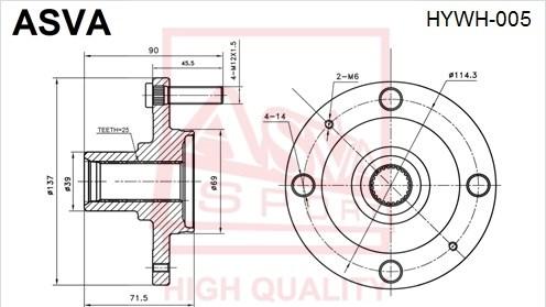 ASVA HYWH-005 - Riteņa rumba ps1.lv