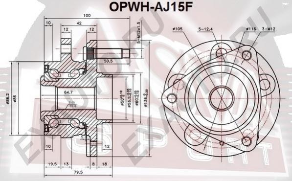 ASVA OPWH-AJ15F - Riteņa rumba ps1.lv