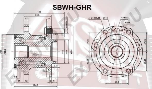 ASVA SBWH-GHR - Riteņa rumba ps1.lv