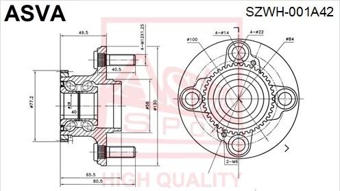 ASVA SZWH-001A42 - Riteņa rumba ps1.lv