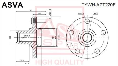 ASVA TYWH-AZT220F - Riteņa rumba ps1.lv