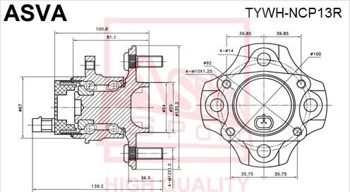 ASVA TYWH-NCP13R - Riteņa rumba ps1.lv