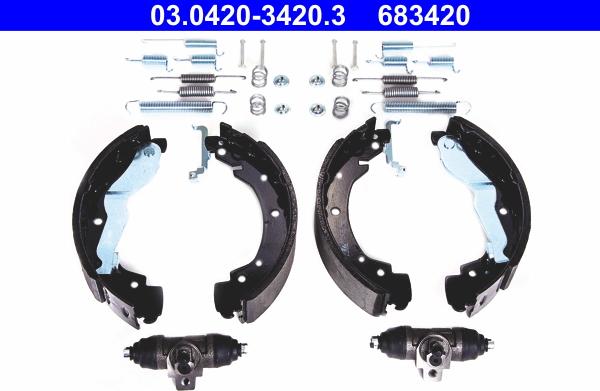 ATE 03.0420-3420.3 - Bremžu loku komplekts ps1.lv