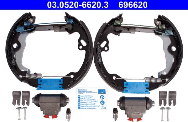 ATE 03.0520-6620.3 - Bremžu loku komplekts ps1.lv