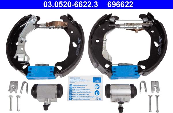 ATE 03.0520-6622.3 - Bremžu loku komplekts ps1.lv