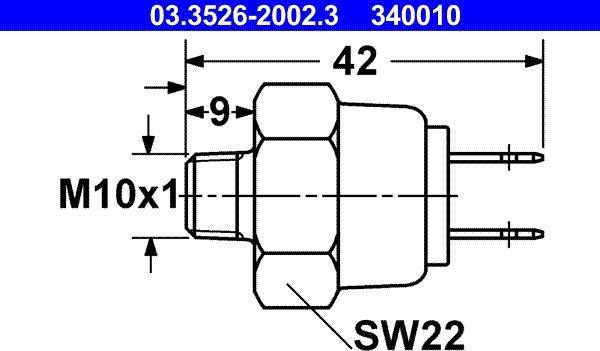 ATE 03.3526-2002.3 - Bremžu signāla slēdzis ps1.lv