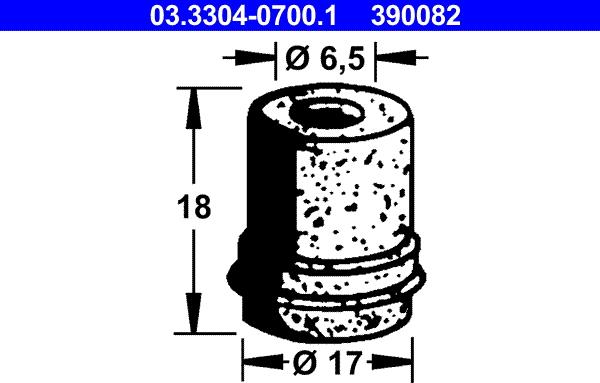 ATE 03-3304-0700-1 - Vāciņš, Bremžu šķidruma tvertne ps1.lv