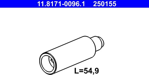 ATE 11.8171-0096.1 - Vadīkla, Bremžu suports ps1.lv