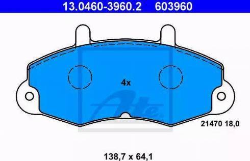 Alpha Brakes HKP-FR-020 - Bremžu uzliku kompl., Disku bremzes ps1.lv