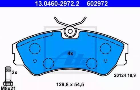 Alpha Brakes HKP-VW-021 - Bremžu uzliku kompl., Disku bremzes ps1.lv