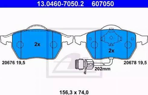 Alpha Brakes HKP-VW-025 - Bremžu uzliku kompl., Disku bremzes ps1.lv