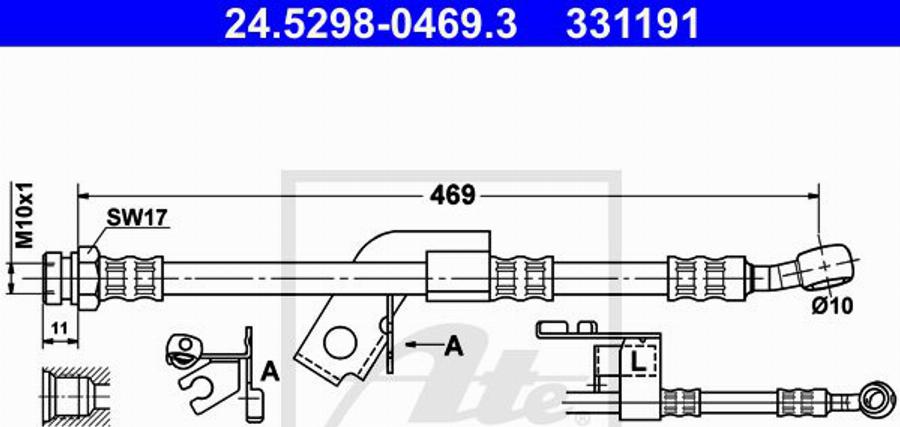 ATE 24.6241-1703.7 - Bremžu suports ps1.lv