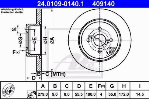 Alpha Brakes HTT-TY-044 - Bremžu diski ps1.lv