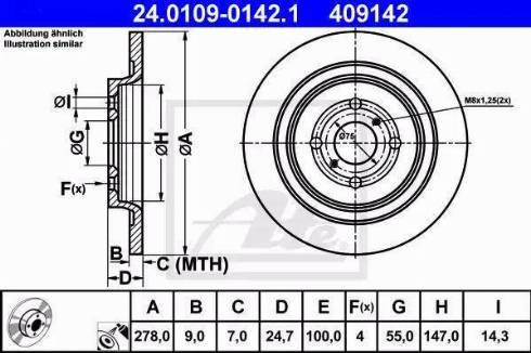 Alpha Brakes HTT-TY-053 - Bremžu diski ps1.lv