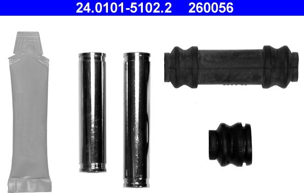 ATE 24.0101-5102.2 - Piederumu komplekts, Bremžu suports ps1.lv