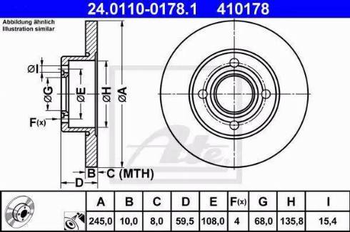 Alpha Brakes HTT-AU-002 - Bremžu diski ps1.lv