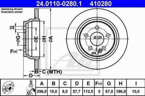 Alpha Brakes HTT-ME-033 - Bremžu diski ps1.lv