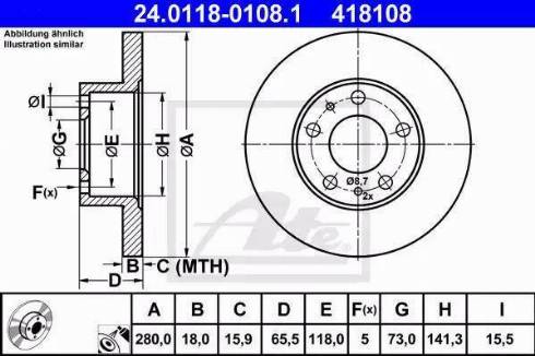 Alpha Brakes HTP-PE-016 - Bremžu diski ps1.lv