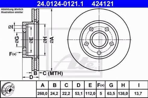 Alpha Brakes HTP-FR-021 - Bremžu diski ps1.lv