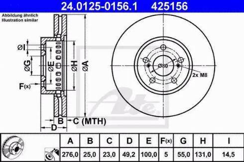 Alpha Brakes HTP-TY-136 - Bremžu diski ps1.lv