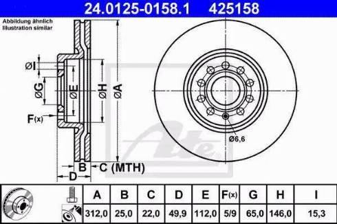 Alpha Brakes HTP-VW-039 - Bremžu diski ps1.lv