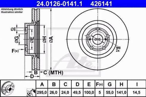 Alpha Brakes HTP-TY-140 - Bremžu diski ps1.lv