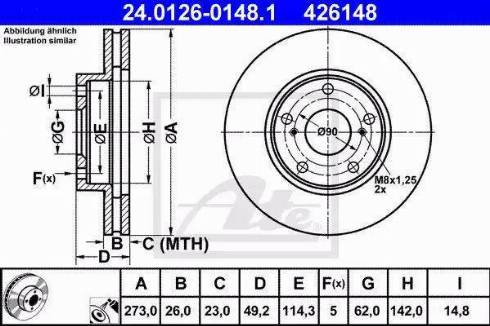 Alpha Brakes HTP-TY-158 - Bremžu diski ps1.lv