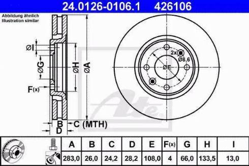 Alpha Brakes HTP-PE-008 - Bremžu diski ps1.lv