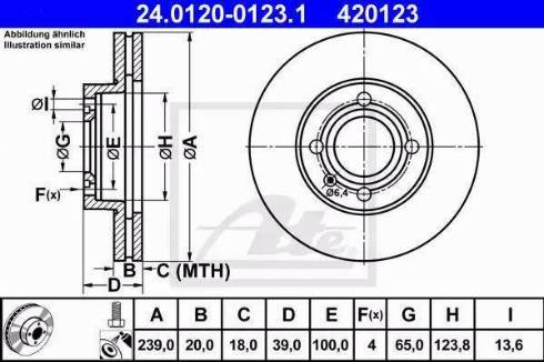 Alpha Brakes HTP-VW-012 - Bremžu diski ps1.lv