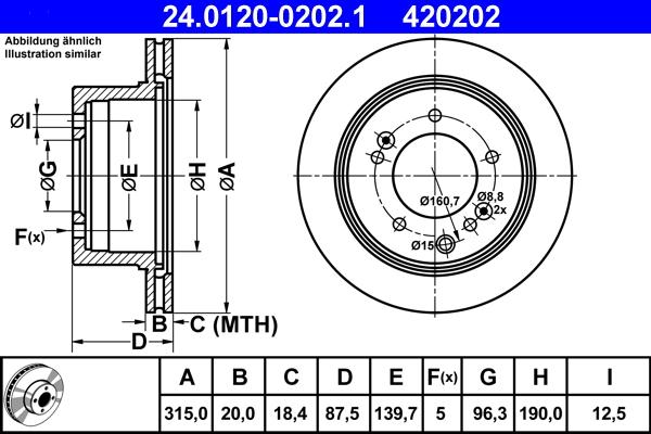 ATE 24.0120-0202.1 - Bremžu diski ps1.lv