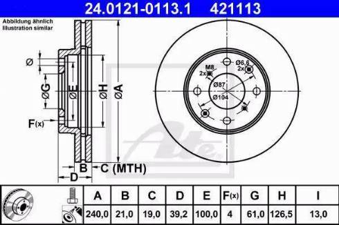 Alpha Brakes HTP-HD-037 - Bremžu diski ps1.lv