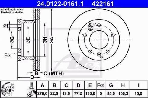 Alpha Brakes HTP-ME-022 - Bremžu diski ps1.lv