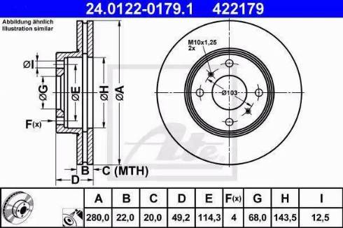 Alpha Brakes HTP-NS-080 - Bremžu diski ps1.lv