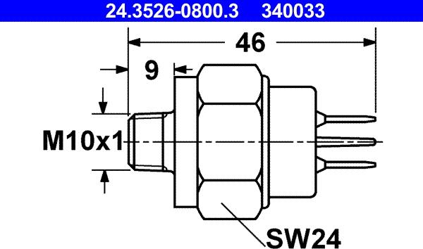 ATE 24.3526-0800.3 - Bremžu signāla slēdzis ps1.lv