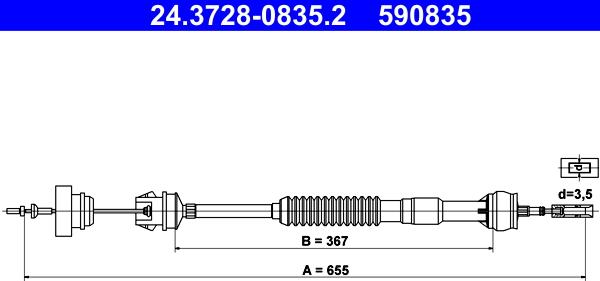 ATE 24.3728-0835.2 - Trose, Sajūga pievads ps1.lv